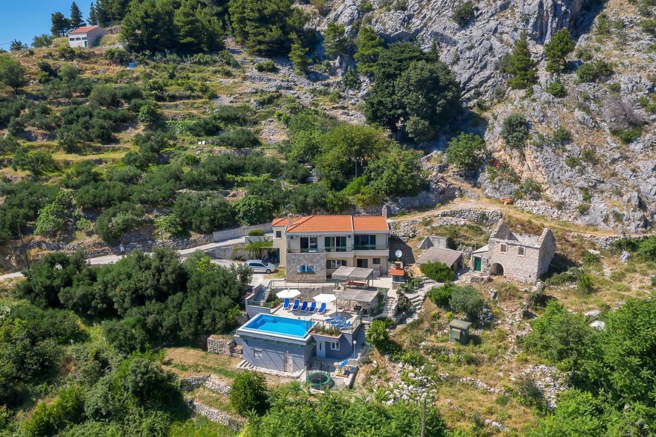Villa Makar,Heated Pool,Gym,Grill,Seaview Makarska Dış mekan fotoğraf