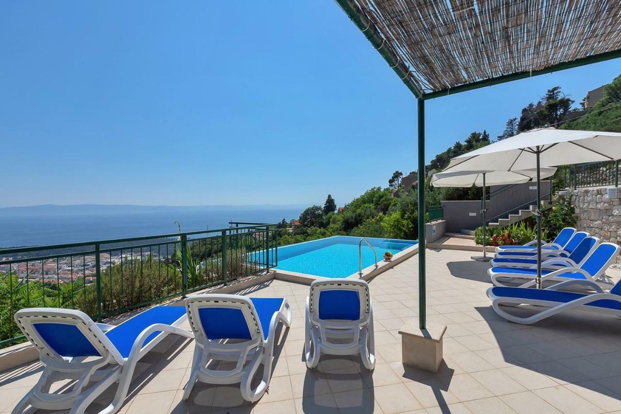 Villa Makar,Heated Pool,Gym,Grill,Seaview Makarska Dış mekan fotoğraf