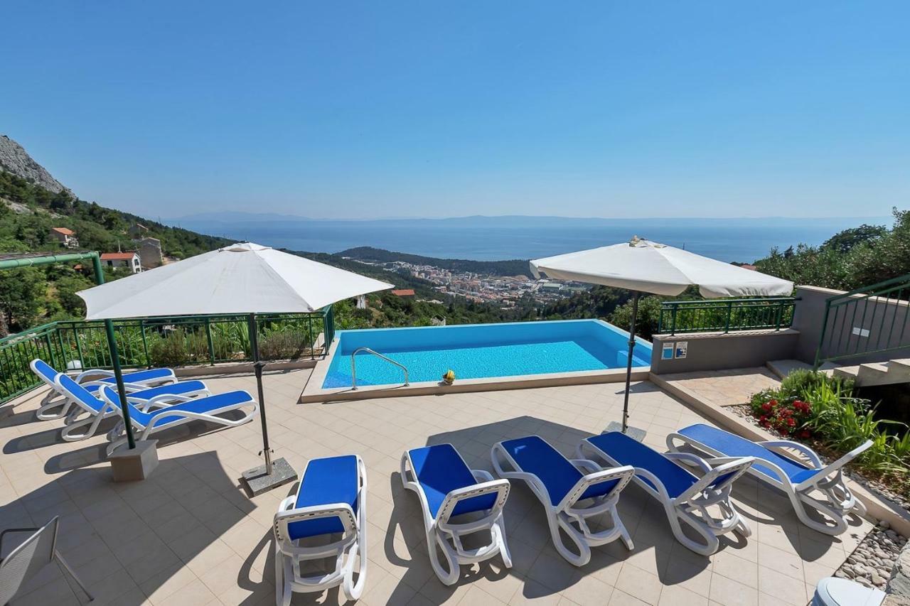 Villa Makar,Heated Pool,Gym,Grill,Seaview Makarska Dış mekan fotoğraf