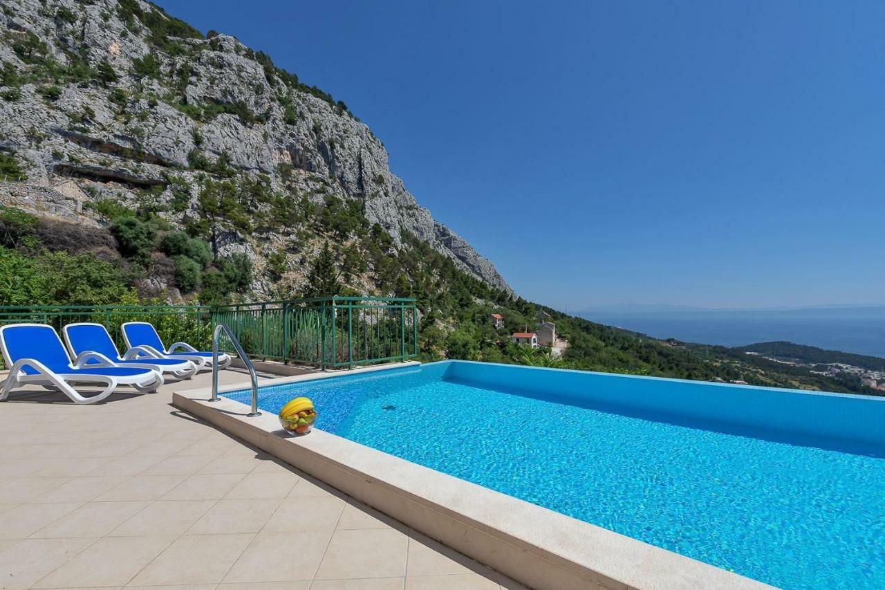 Villa Makar,Heated Pool,Gym,Grill,Seaview Makarska Dış mekan fotoğraf