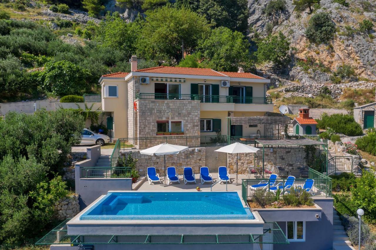 Villa Makar,Heated Pool,Gym,Grill,Seaview Makarska Dış mekan fotoğraf